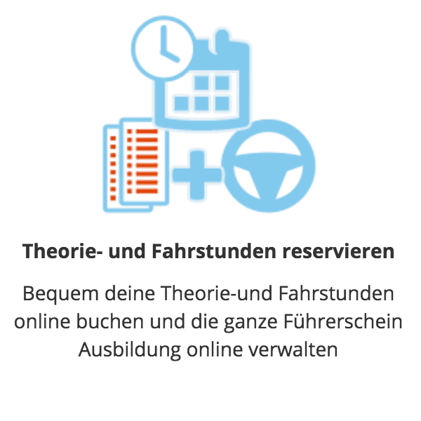 theorie und fahrstunden reservieren text bild