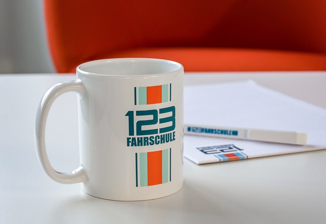 Fahrschule Leverkusen Kaffeetasse