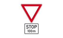 Wie müssen Sie sich in dieser Verkehrssituation verhalten?